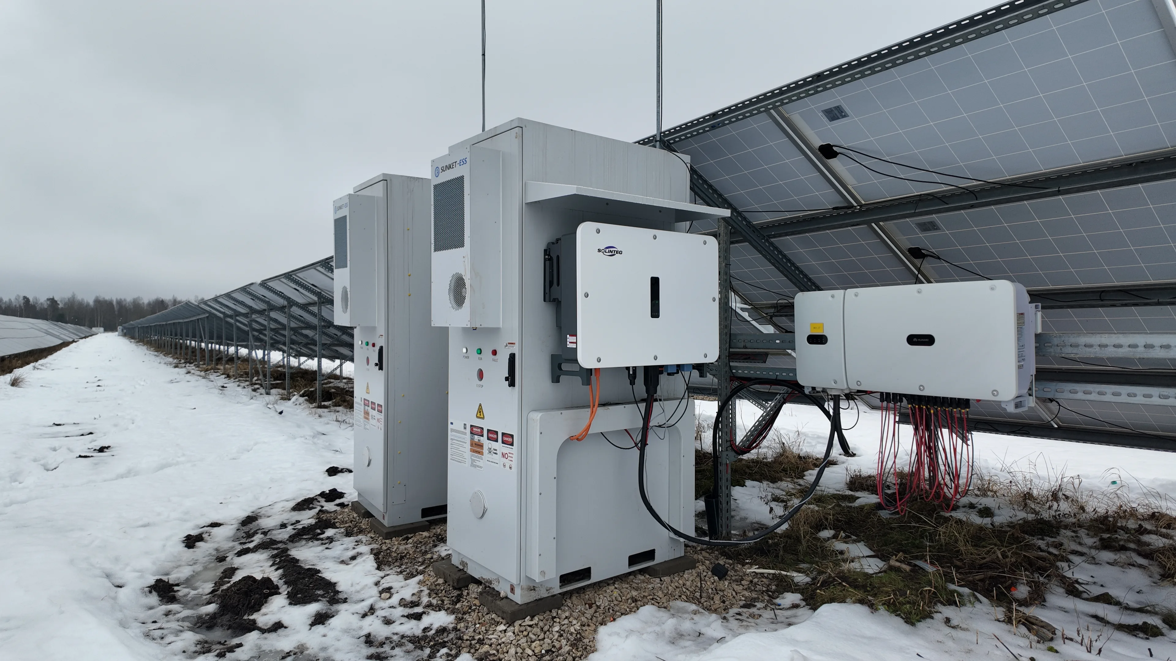 北欧 12.5MWh 储能项目现场