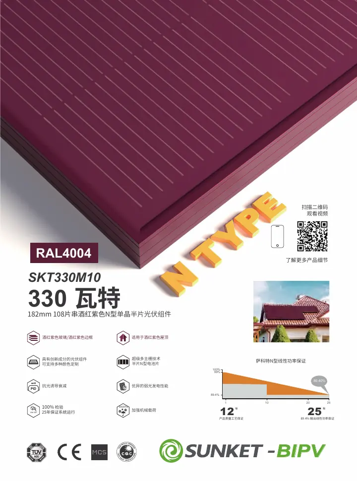 SKT330M10（RAL4004 酒红紫色组件) 中文技术规格书封面