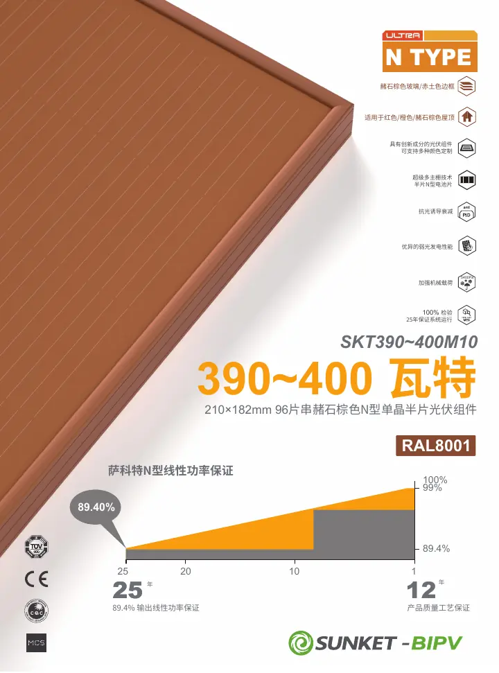 SKT390~400M10(RAL8001 赭石棕色组件) 中文技术规格书封面