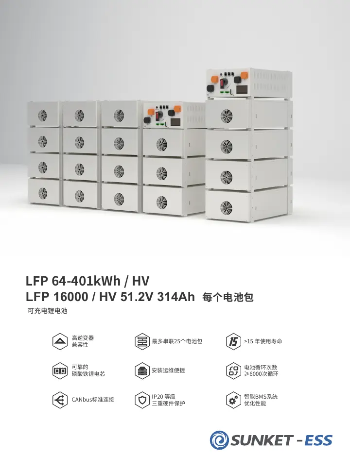 LFP 64-401kWh HV-中文 中文技术规格书封面