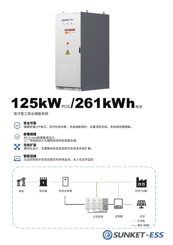 SKTESS261-125K -云天数能PCS-中文 中文技术规格书封面