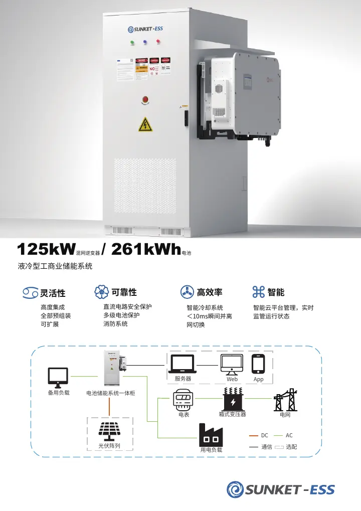 SKTESS261-125K (SUNKETESS)-逆变器-中文（锦浪版本） 中文技术规格书封面