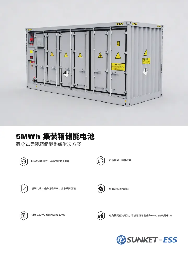 SKTESS5000 电池集装箱 中文技术规格书封面